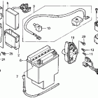 VT1100C2 1100c / c2 battery 95-97