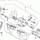 XR250R Задний суппорт тормозной