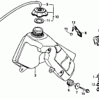 CR80R Топливный бак