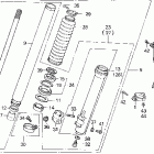 XR250R Передняя вилка
