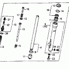 CR80R Передняя вилка