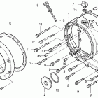 VT1100C2 Vt1100c2 right crankcase cover