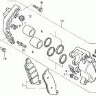 VT1100C2 Vt1100c2 front brake caliper