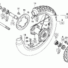 XR250R Заднее колесо