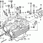 XR250R Головка цилиндра