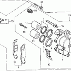 XR250R Передний тормозной суппорт