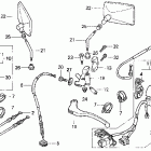 VT1100C2 Vt1100c2 switches @ cables @ mirrors 95-97