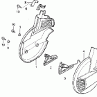 GL1500A Front wheel cover