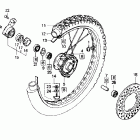 XR250R Переднее колесо