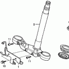 CBR1000F Траверса нижняя