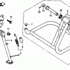 RVF750R Подножка