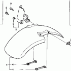 CBR900RR Front fender 93-95