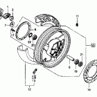 ST1100A Rear wheel 1100a