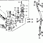 RVF750R Главный тормозной цилиндр - передний