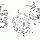 CR250R Головка цилиндров