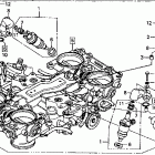 RVF750R Дроссельная заслонка