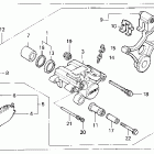 CBR600F2 Задний суппорт тормозной