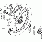 CR250R Front wheel 92-94