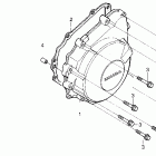 CBR600F2 Крышка генератора