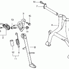 CBR600F2 Подножка