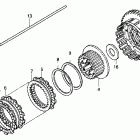 CBR1000F Сцепление