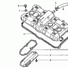 CBR1000F Крышка головки цилиндров