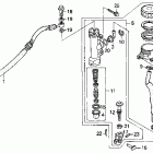 CBR600F2 Rear brake master cyl.
