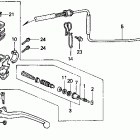 CBR1000F Цилиндр сцепления