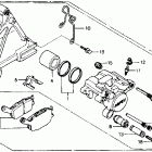 CB1000 Задний суппорт тормозной