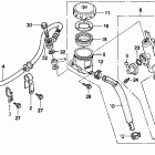 CBR1000F Задний тормозной цилидр