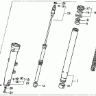 CBR600F2 Передняя вилка