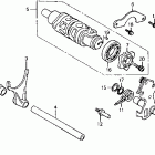 RVF750R Вилка переключения передач