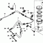 ST1100A Rear brake master cylinder 1100a