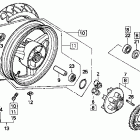 CBR1000F Заднее колесо