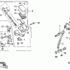 CBR600F2 F2 fr. brake master cyl. 91-94
