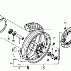ST1100A Front wheel 1100a