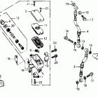 CB1000 Главный тормозной цилиндр - передний
