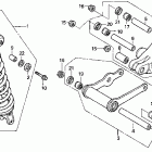 CBR1000F Задний амортизатор