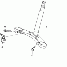 CBR600F2 Траверса нижняя