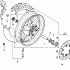 CBR600F2 Переднее колесо