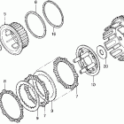 CBR600F2 Сцепление