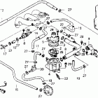 GL1500A Патрубки охлаждения