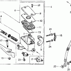 GL1500A Главный тормозной цилиндр - передний