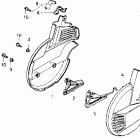 GL1500A Front wheel cover