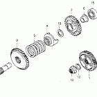 GL1500A Final gear shaft