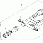GL1500A Swingarm set 92