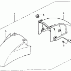 GL1500A Front fender set 92