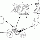 XR250R Наклейки