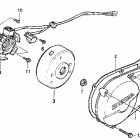XR100R Left crankcase cover 92