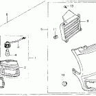 GL1500A L. side under cowl set 92